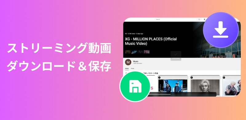 ストリーミング動画ダウンロード